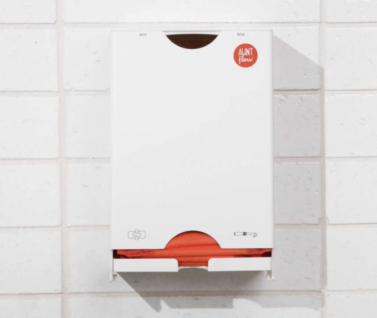 Aunt Flow Mini Dispenser Mounted with Pads