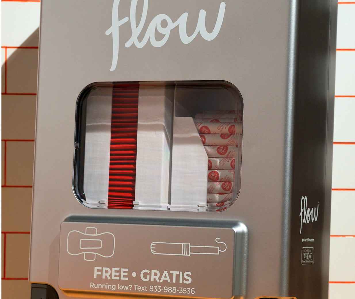 Model E Dispenser in Bathroom 